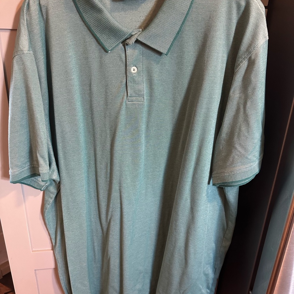 Men's Green Polo Shirt 3XLG Members Mark Pre Owned in excellent condition